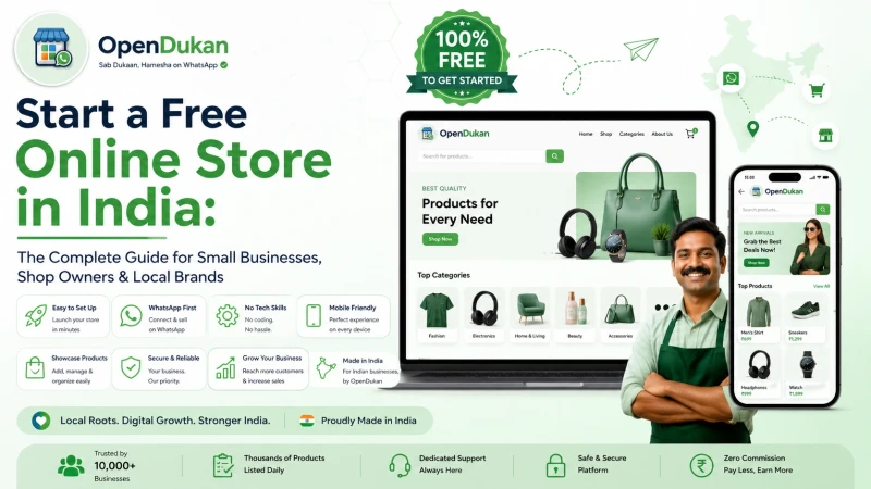 Start a Free Online Store in India